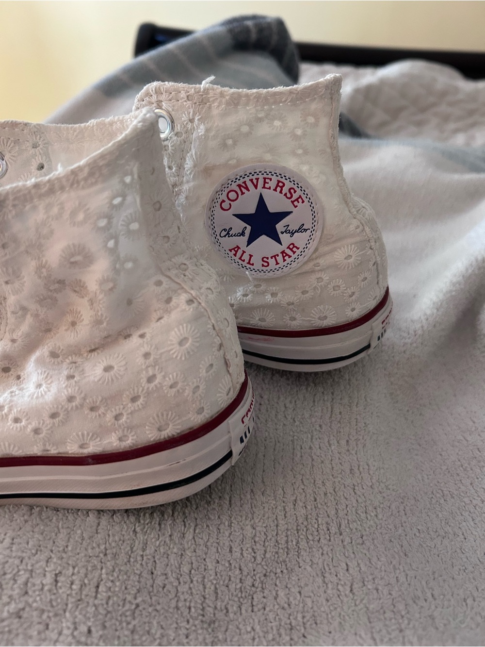 Converse women’s White Eye Chuck Taylor All Star High Top Sneakers